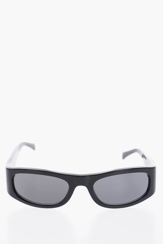 Solid Color Sunglasses with Rectangular Frame