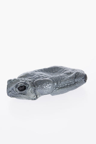 Frog-Shaped Metallic Leather Coin Holder