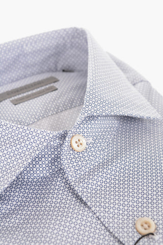 Honeycomb Patterned Comfort Wrinkle Free Shirt