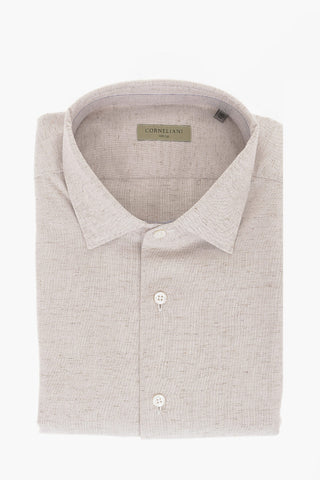 CIRCLE Standard Collar Cotton Blend Shirt