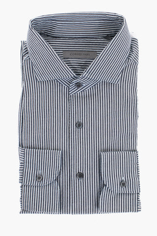 Camicia in Cotone a Righe Awning
