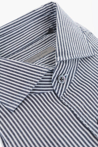Camicia in Cotone a Righe Awning
