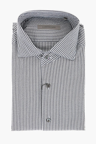 Camicia in Cotone a Righe Awning