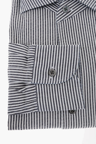 Camicia in Cotone a Righe Awning