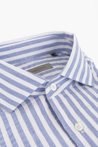 Awning Stripe Cotton Shirt