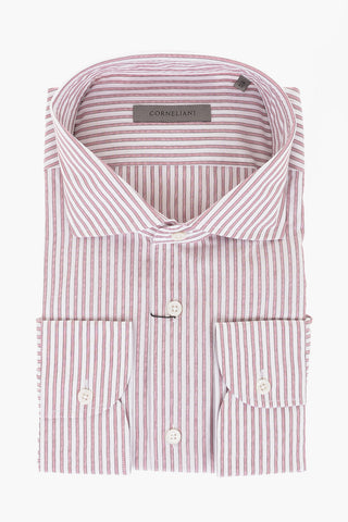 Balanced Stripe Cotton Shirt
