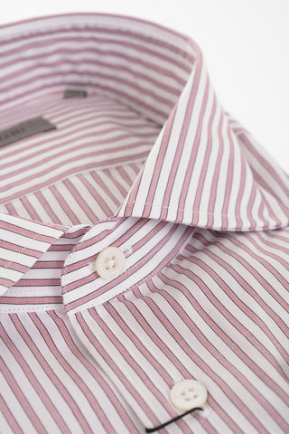 Balanced Stripe Cotton Shirt