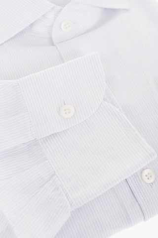 Pinstriped Linen Blend Shirt