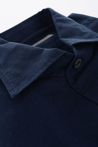 Camicia a Tinta Unita con Collo Francese