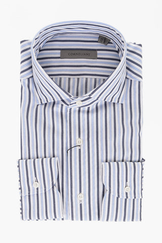 Balanced Stripe Cotton Shirt