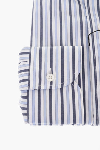 Balanced Stripe Cotton Shirt
