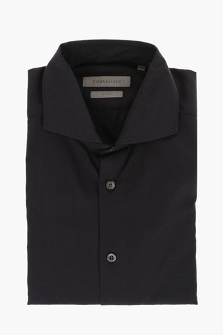 Standard Collar Slim Fit Cotton Shirt