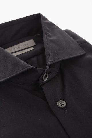 Standard Collar Slim Fit Cotton Shirt