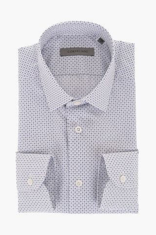 Geometric Patterned Cotton Shirt