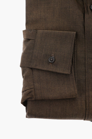 CC COLLECTION Standard Collar Cotton Shirt