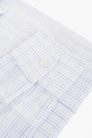 Gingham Patterned Cotton Shirt