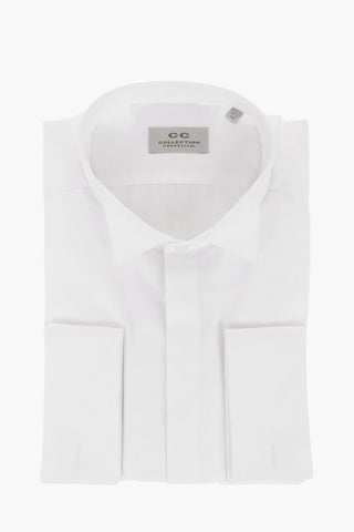 CC COLLECTION Wing-tip Cotton Shirt
