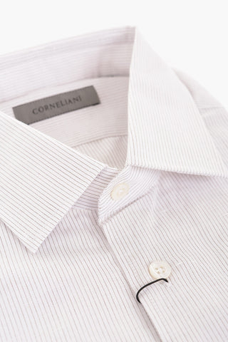 Pinstriped Linen Blend Shirt