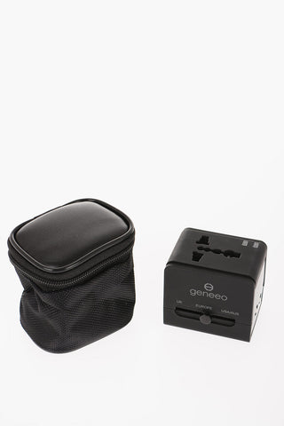 Universal Travel Adapter with Protective Case and USB Charger