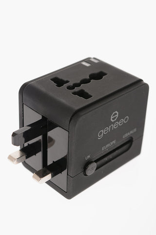 Universal Travel Adapter with Protective Case and USB Charger