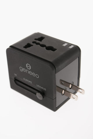 Universal Travel Adapter with Protective Case and USB Charger