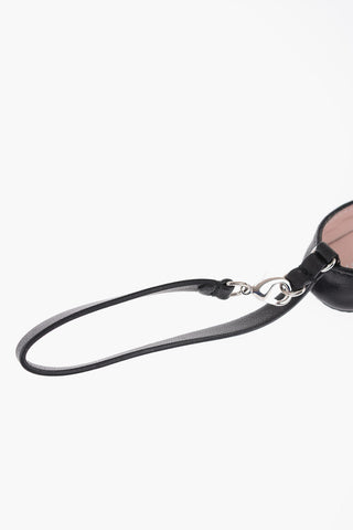 Leather Keyring with Shoe-Shaped Pendant