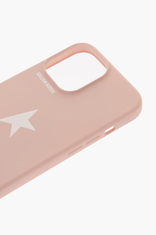 Solid Color Iphone 13/13 PRO MAX Case with Printed Logo and Removable Lace
