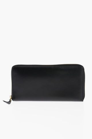  Leather Long Wallet with Zipped Closure