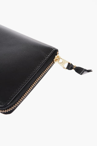  Leather Long Wallet with Zipped Closure