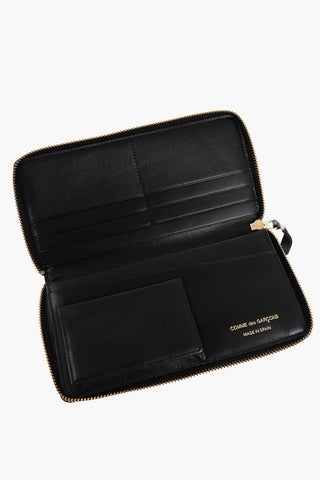  Leather Long Wallet with Zipped Closure