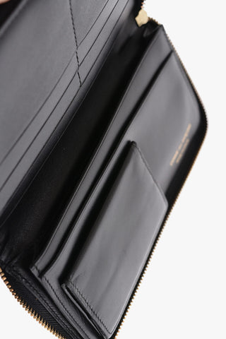 Leather Long Wallet with Zipped Closure