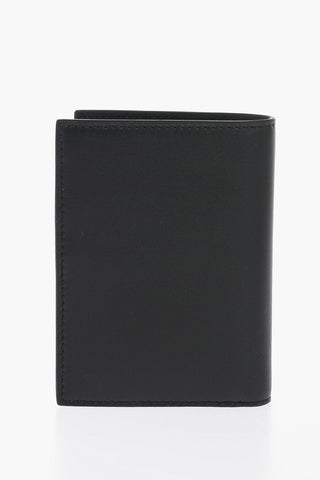 Leather FOR CARDS Wallet with Logo Print