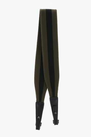 Two-Tone Shoulder Strap with Leather Trims
