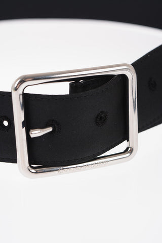 Fabric Belt with Embossed Logo