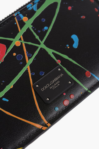 Portacarte POLLOCK in Pelle con Zip