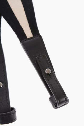 Two-Tone Shoulder Strap with Leather Trims