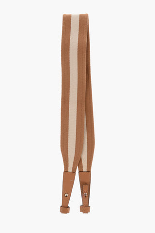 Two-Tone Shoulder Strap with Leather Trims