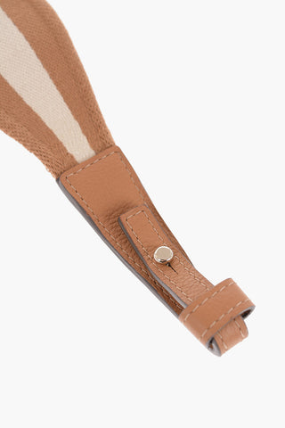 Two-Tone Shoulder Strap with Leather Trims