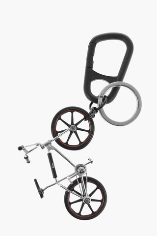 Portachiavi a Forma di Bicicletta in Ottone