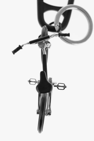 Portachiavi a Forma di Bicicletta in Ottone