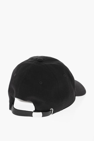 Cappello Baseball in Tinta Unita con Logo Ricamato