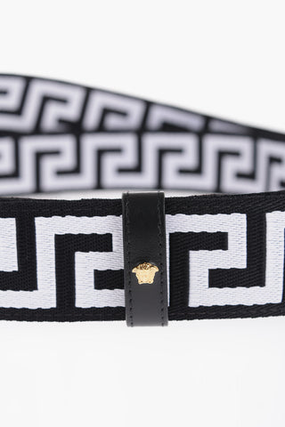 All Over Logo Belt with Leather Trim 40mm