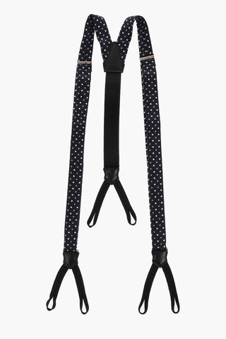 SARTORIA Polka Dots Silk Braces