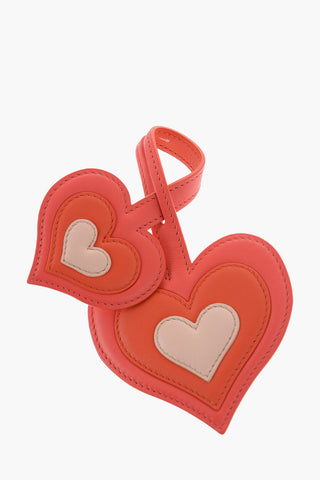 Charm per Borsa in Pelle a Forma di Cuore