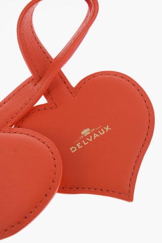Charm per Borsa in Pelle a Forma di Cuore