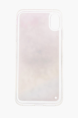 Rigid Cover For Iphone XS MAX With Liquid And Glitter