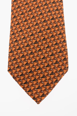Printed Silk Tie