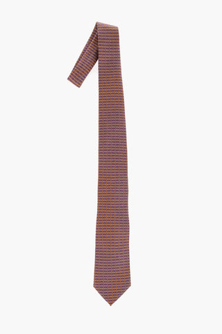 Patterned Silk Tie