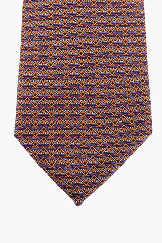 Patterned Silk Tie