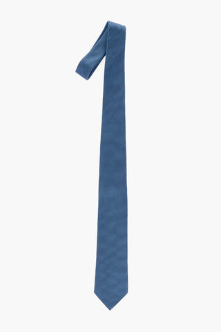 Micro-checked Silk Tie